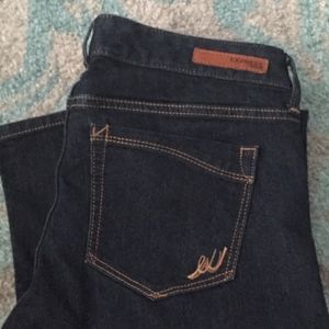 Express Jeans Dark Blue Size 6R